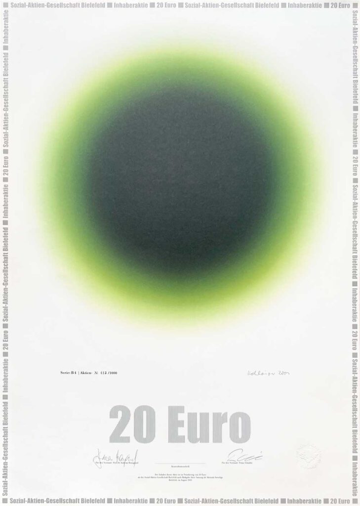 Serie B 4. Karl Martin Holzhäuser: Lichtpunkt, 1995/2001