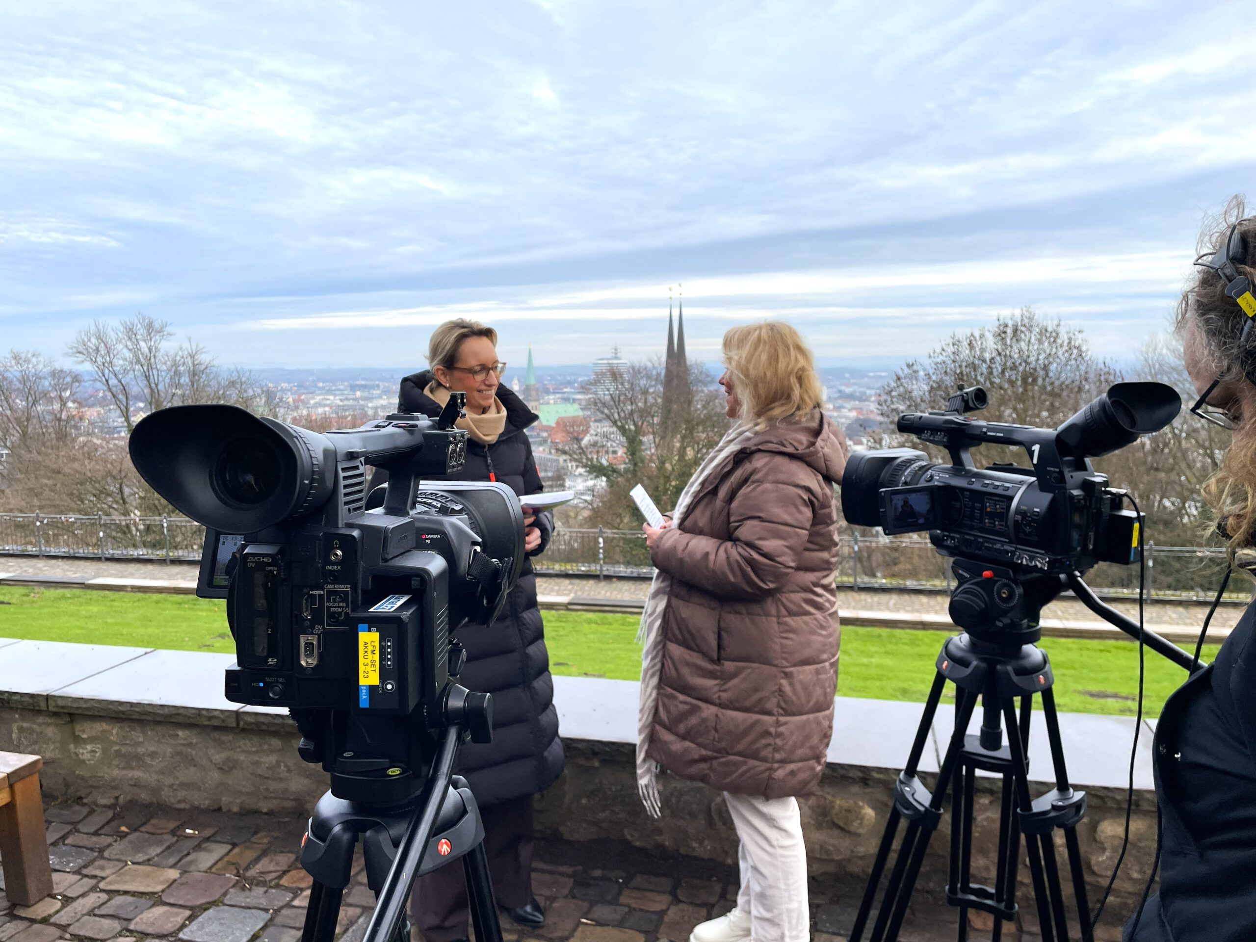 Foto: Interview mit Bielefelds Oberbürgermeisterin Christiana Bauer
